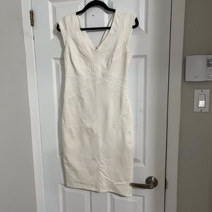Le chateau off-white bodycon dress